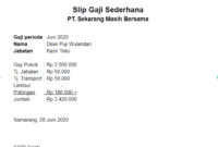 Gaji Karyawan CV Java Multi Mandiri