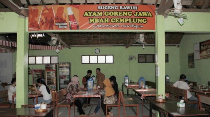 Gaji Karyawan Warung Makan Ayam Goreng Mbah Cempluk