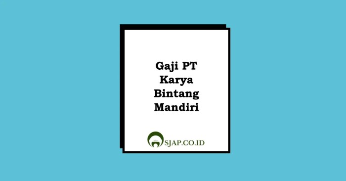Gaji PT Anugerah Widjaya Mandiri Chemindo