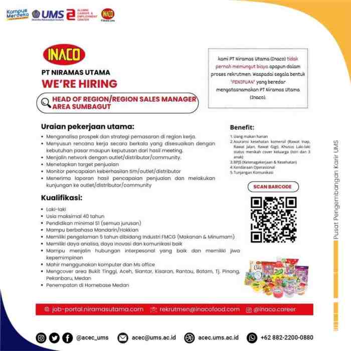 Gaji PT Niramas Utama