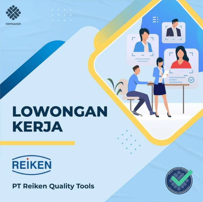 Gaji PT Reiken Quality Tools