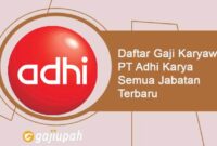 Gaji PT Bhirawa Adhi Prama
