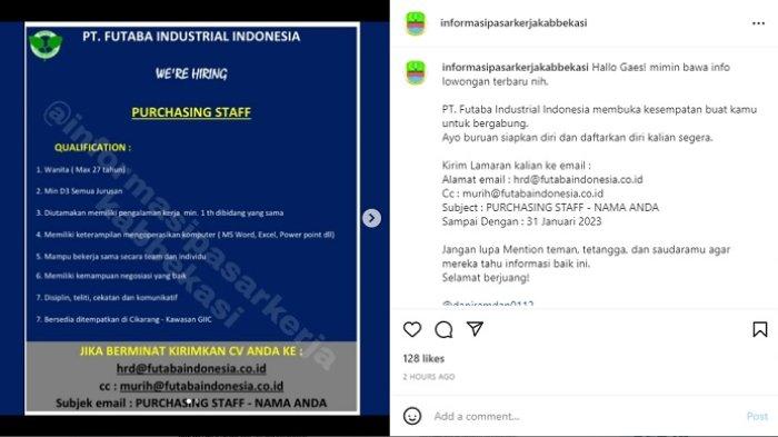 Gaji PT Futaba Industrial Indonesia
