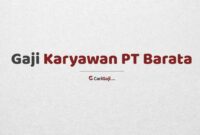 Gaji PT Xintai Indonesia