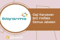 Gaji PT Artois Farma