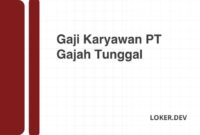 Gaji PT Henoch Jaya
