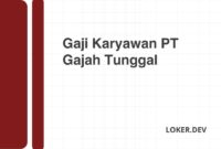 Gaji PT Pentaplast Multi Jaya