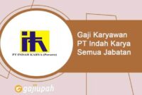 Gaji PT Paradis Indah Spa