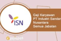 Gaji PT Dongsung Nsc