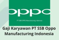Gaji PT J Tech Manufakturing Of Indonesia