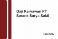 Gaji PT Sakti Kinerja Kolaborasindo
