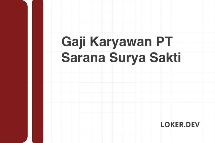 Lowker - Flutter Mobile Developer | PT. Sakti Kinerja Kolaborasindo Gaji PT Sakti Kinerja Kolaborasindo