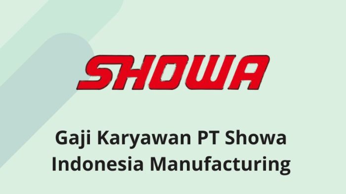 Info Gaji Karyawan PT Showa Indonesia Manufacturing Terbaru - Harga ... Gaji PT Showa Esterindo Indonesia
