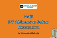 Gaji PT Jesi Jason Surja Wibowo