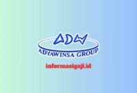Gaji PT Adyawinsa Group