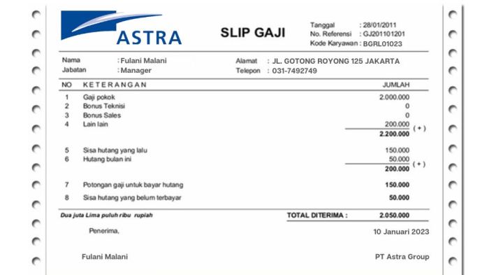 Gaji PT Wiraswasta Gemilang Indonesia