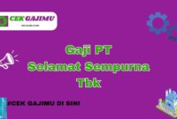 Gaji PT Teknoplast