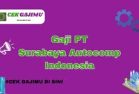 Gaji PT Surabaya Autocomp Indonesia
