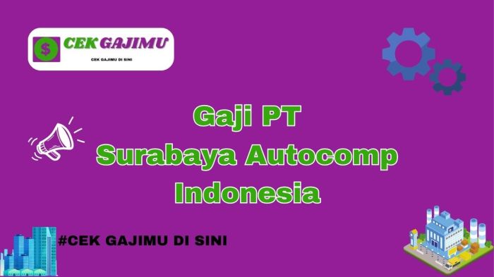 Gaji PT Surabaya Autocomp Indonesia Terbaru Tahun 2024 Terbaru Tahun ... Gaji PT Surabaya Autocomp Indonesia