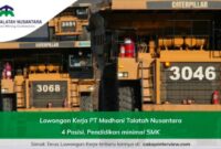 Gaji PT Madhani Talatah Nusantara