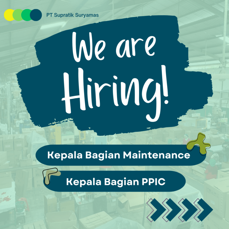 Lowongan Kerja Kepala Bagian Maintenance - Kepala Bagian PPIC di PT ... Gaji PT Supratik Suryamas