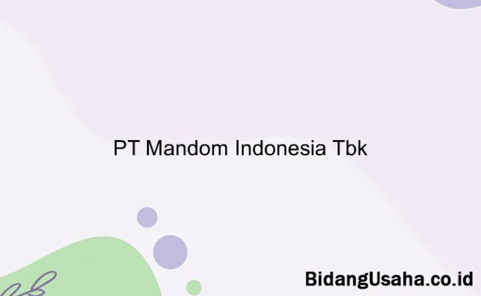 Gaji PT Mandom Indonesia