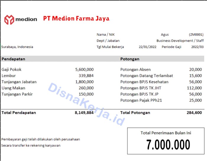 Daftar Gaji Dan Tunjangan Di PT Medion Farma Jaya Tahun 2025 | Disnakerja Gaji PT Salem Mandiri Jaya