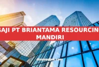 GAJI PT BRIANTAMA RESOURCING MANDIRI