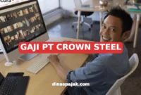 GAJI PT CROWN STEEL