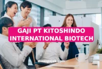 GAJI PT KITOSHINDO INTERNATIONAL BIOTECH