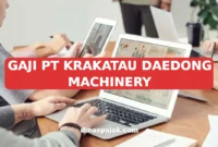GAJI PT KRAKATAU DAEDONG MACHINERY