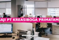 GAJI PT KREASIBOGA PRIMATAMA