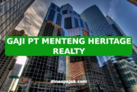 GAJI PT MENTENG HERITAGE REALTY