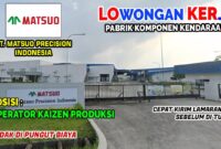 Gaji PT Matsunu Group Indonesia Jaya